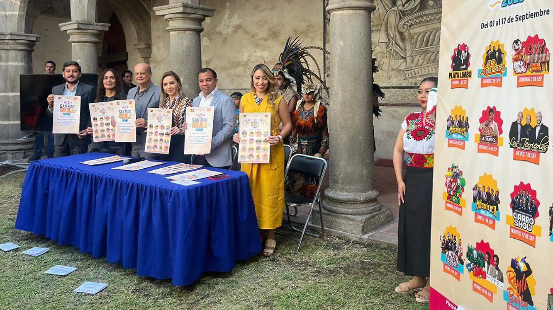 Playa Limbo, Reyli Barba, Los Acosta, La Chupitos y más artistas estarán presentes en la Feria de San Pedro Cholula 2023